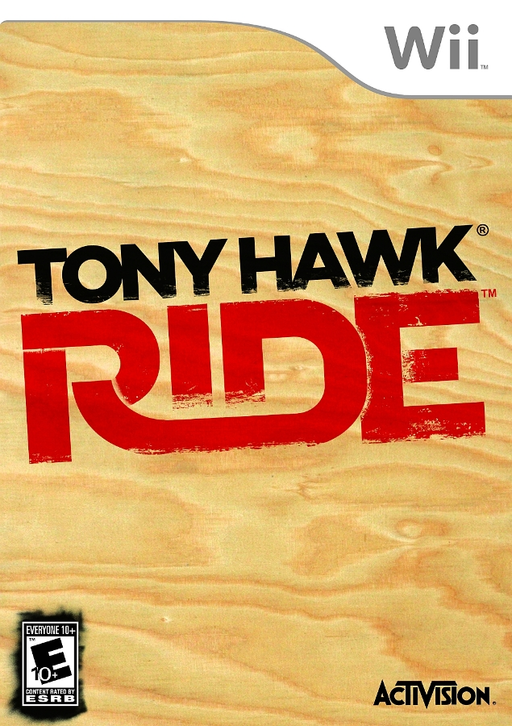 Tony Hawk: Ride box art for Wii